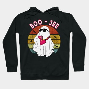 Well Spooky Season Cute Ghost Halloween Costume Boujee Boo-Jee Hoodie